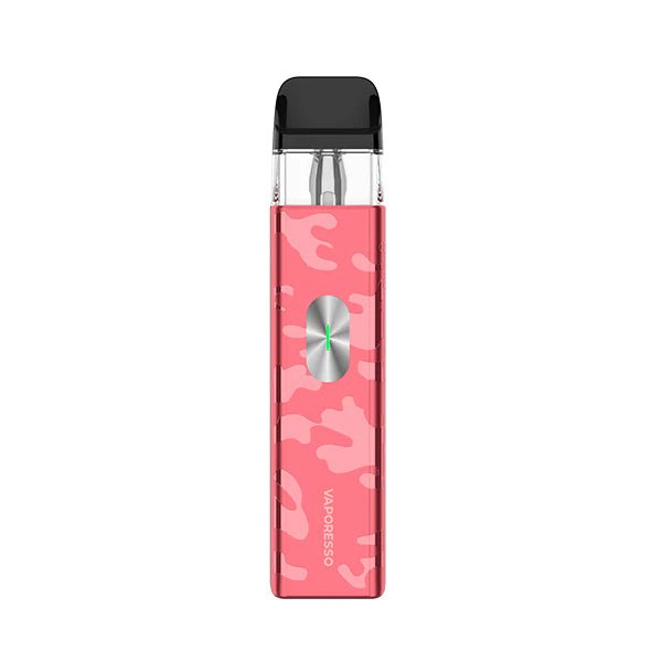 Vaporesso Xros 4 Mini Vape Kit Camo Red pod Kit On White Background - UK Vape Sales