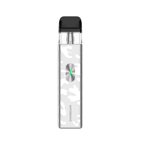 Vaporesso Xros 4 Mini Vape Kit Camo Silver pod Kit On White Background - UK Vape Sales
