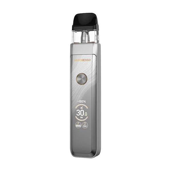 Vaporesso Xros Pro 2 Vape Kit - Glittering Silver Kit On White Background - UK Vape Sales