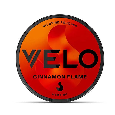 VELO Nicotine Pouches Cinnamon Flame Nicotine Pouch On White Background- UK Vape Sales