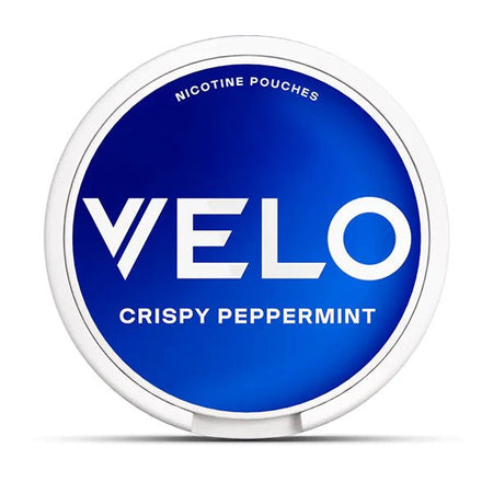 VELO Nicotine Pouches Crispy Peppermint Nicotine Pouch On White Background - UK Vape Sales