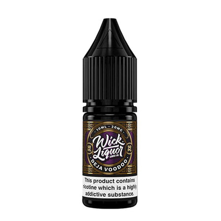 Wick Liquor Nic Salts deja voodoo 10ml nic salt bottle on white background - uk vape sales