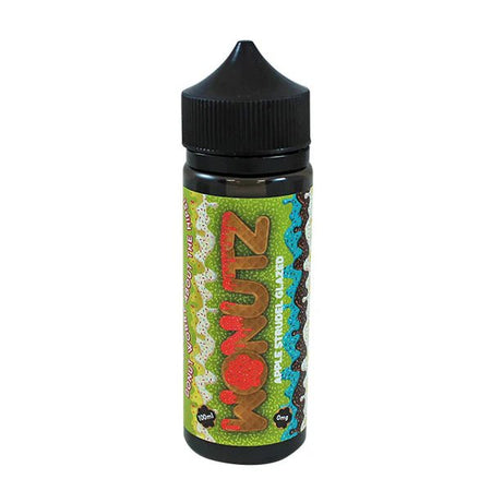 Wonutz E-Liquid apple strudel glazed 100ml e-liquid bottle on a white background - uk vape sales