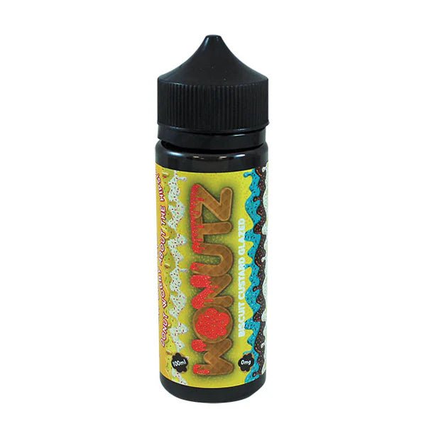 Wonutz E-Liquid biscuit custard glazed 100ml e-liquid bottle on a white background - uk vape sales