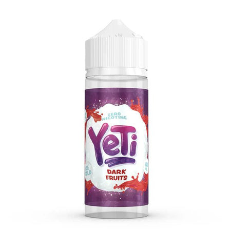 Yeti Original E-Liquid dark fruits 100ml shortfill bottle on a white background - uk vape sales