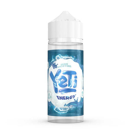 Yeti Original E-Liquid energy 100ml shortfill bottle on a white background - uk vape sales