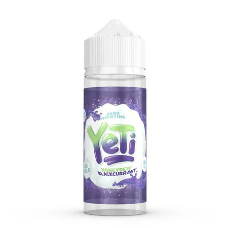 Yeti Original E-Liquid honeydew blackcurrant 100ml shortfill bottle on a white background - uk vape sales