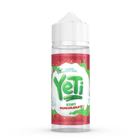 Yeti Original E-Liquid kiwi pomegranate 100ml shortfill bottle on a white background - uk vape sales
