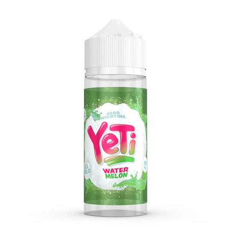 Yeti Original E-Liquid watermelon 100ml shortfill bottle on a white background - uk vape sales