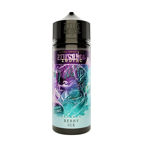 Zeus Juice zodiac okeanos 100ml e-liquid bottle on white background - uk vape sales