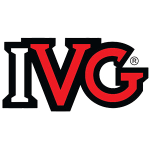 IVG logo with red, black, and white colors on a white background