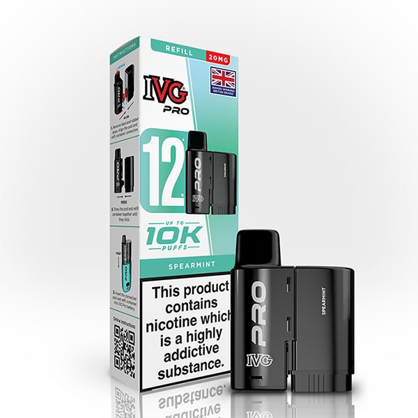IVG Pro 12 Refill Pods - UK Vape Sales