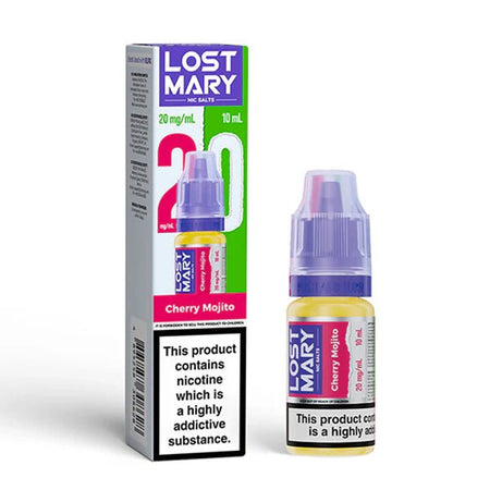 Lost Mary Nic Salts cherry mojito 10ml nic salt bottle with packaging - uk vape sales