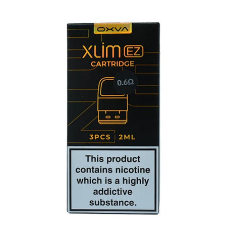 OXVA Xlim EZ Replacement Pods 0.6 ohm Pods packaging on white background - UK Vape Sales