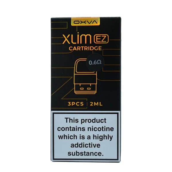 OXVA Xlim EZ Replacement Pods 0.6 ohm Pods packaging on white background - UK Vape Sales
