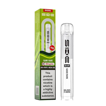 SKE Bar Original Refill Pods gami rare pod with packaging on a white background - uk vape sales
