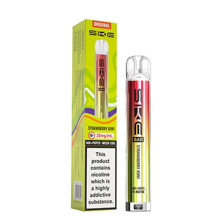 SKE Bar Original vape kit strawberry kiwi device and packaging on a white background - uk vape sales