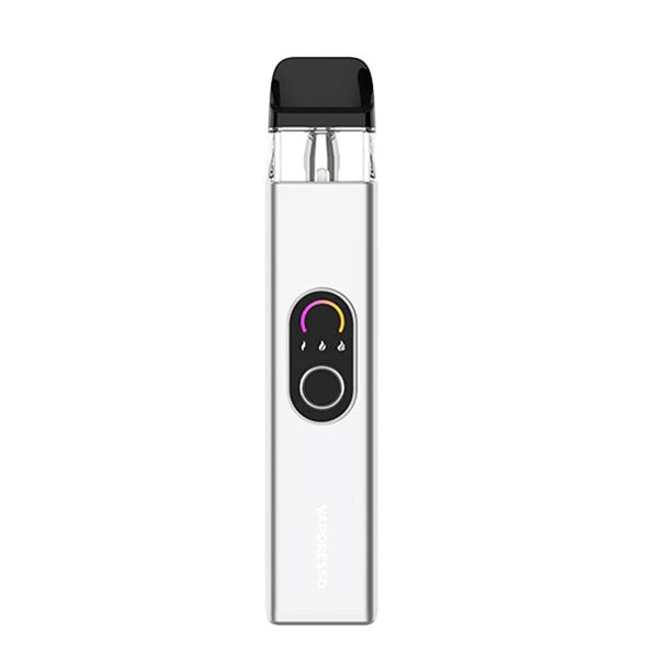 Vaporesso Xros 4 Vape Kit - silver Kit On White Background - UK Vape Sales