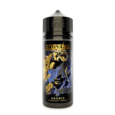 Zeus Juice E-Liquid adonis 100ml e-liquid bottle on white background - uk vape sales