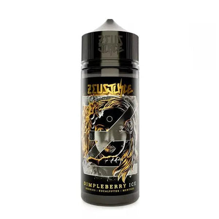 Zeus Juice E-Liquid dimpleberry ice 100ml shortfill bottle on white background - uk vape sales